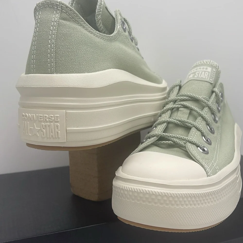 Converse WMNS A03558C CTAS MOVE OX SUMMIT SAGE/EGRET/SUMMIT PLATFORMS SNEAKERS